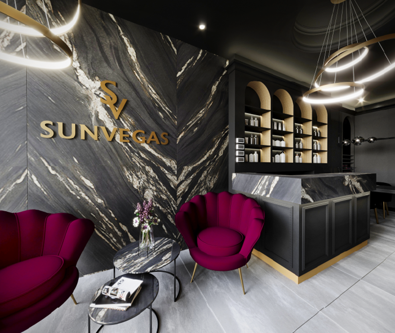 SunVegas - solarium Gdańsk - posiada najnowocześniejsze łóżka opalające z lampami kolagenowymi i brązującymi